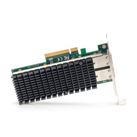 Digitus Digitus 10Gbps Dual Port Ethernet Server adapter PCIe X8, Intel X540 BT2