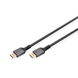 Digitus Digitus | Kabel DisplayPort | Męski | 20-pinowy DisplayPort | Męski | 20-pinowy DisplayPort | 1 m | Czarny