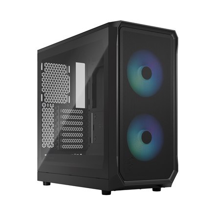 Fractal Design Fractal Design | Focus 2 | Side window | RGB Black TG Clear Tint | Midi Tower | Power supply included No | ATX