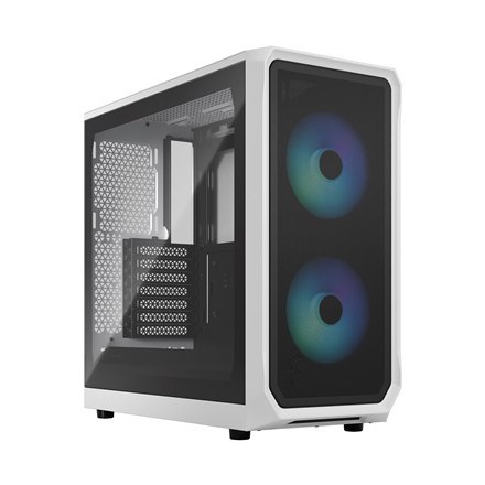 Fractal Design Fractal Design | Focus 2 | Side window | RGB White TG Clear Tint | Midi Tower | Power supply included No | ATX