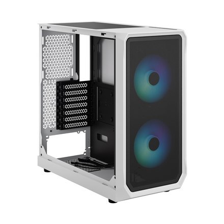 Fractal Design Fractal Design | Focus 2 | Side window | RGB White TG Clear Tint | Midi Tower | Power supply included No | ATX