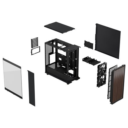 Fractal Design Fractal Design | North | Charcoal Black TG Dark tint | Power supply included No | ATX