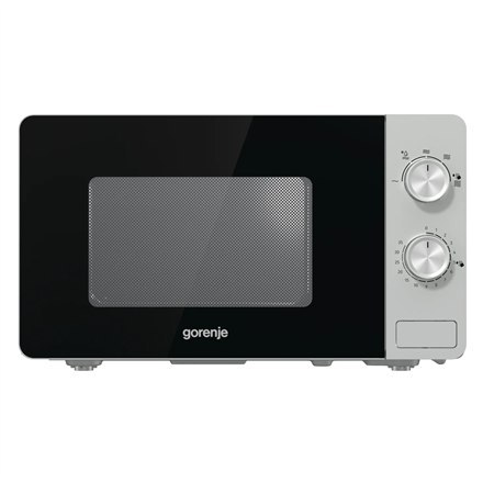 Gorenje Gorenje | MO20E1S | Kuchenka mikrofalowa | Wolnostojąca | 20 L | 800 W | Srebrna