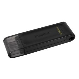 Kingston Kingston | Pamięć flash USB | DataTraveler 70 | 256 GB | USB 3.2 Gen 1 Type-C | Czarny