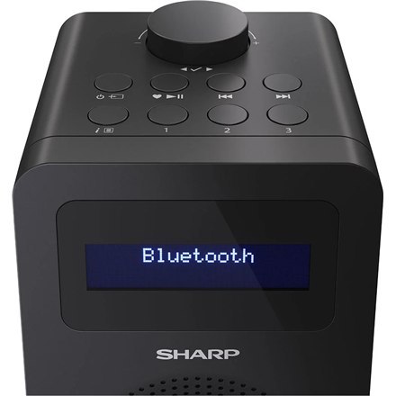 Sharp Sharp DR-430(BK) Radio cyfrowe, FM/DAB/DAB+, Bluetooth 5.0, Midnight Black Sharp | Midnight Black | DR-430(BK) | Radio cyfrowe |
