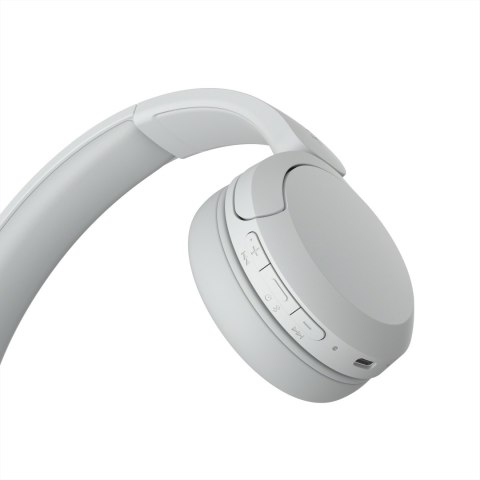Sony Słuchawki bezprzewodowe Sony WH-CH520, białe Sony | Słuchawki bezprzewodowe | WH-CH520 | Bezprzewodowe | Nauszne | Mikrofon | Re