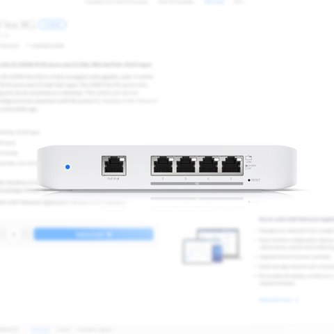 Ubiquiti Ubiquiti | USW-Flex-XG | Switch Flex XG | 1x10/100/1000 Mbps + 4x100/1,000/2,500/5,000/10,000 Mbps Mbit/s | Porty Ethernet LAN (