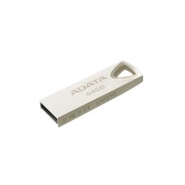 ADATA ADATA USB 2.0 UV210 64 GB, Srebrny Metalowej Konstrukcji, Gwarancja 60 Miesięcy