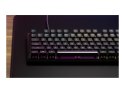 Corsair Corsair | Mechaniczna klawiatura do gier | K70 CORE RGB | Klawiatura do gier | Przewodowa | Brak | Czarna | USB typu A | CZERWON