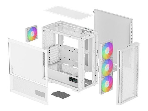Deepcool Deepcool | MID TOWER CASE | CH560 Digital | Side window | White | Mid-Tower | Power supply included No | ATX PS2