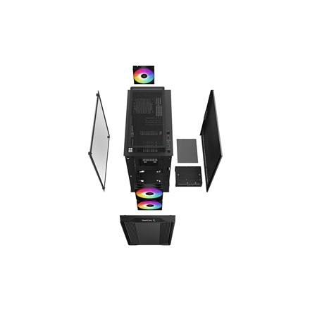 Deepcool Deepcool | Micro-ATX CASE | CC360 | Black | Mini-ITX / Micro-ATX | Zasilacz w zestawie Nie | ATX PS2 （maksymalna długość: 160mm）