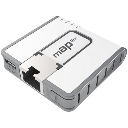 MikroTik Router WiFi 4 Mikrotik mAP lite (RBmAPL-2nD) 2,4GHz(2x2) 1p