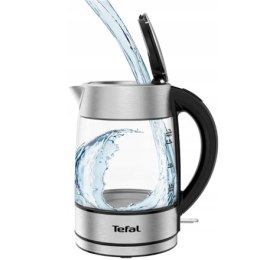 TEFAL Czajnik TEFAL KI772D Elektryczny 2400 W 1.7 L Szkło Obracana podstawa 360° Ze stali nierdzewnej/czarny