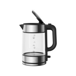 Xiaomi Xiaomi | Szklany czajnik elektryczny EU | Elektryczny | 2200 W | 1,7 L | Szklany | Podstawa obrotowa 360° | Czarny/Stal nierdzew