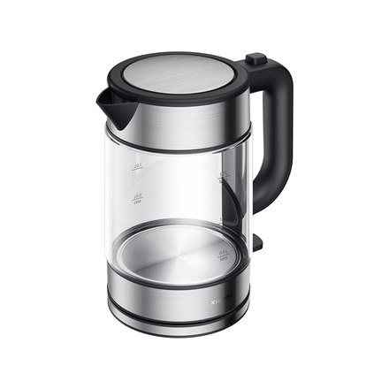 Xiaomi Xiaomi | Szklany czajnik elektryczny EU | Elektryczny | 2200 W | 1,7 L | Szklany | Podstawa obrotowa 360° | Czarny/Stal nierdzew