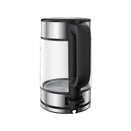 Xiaomi Xiaomi | Szklany czajnik elektryczny EU | Elektryczny | 2200 W | 1,7 L | Szklany | Podstawa obrotowa 360° | Czarny/Stal nierdzew