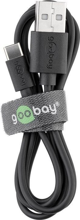 Goobay Kabel USB 2.0 Goobay 59122 (USB-C™ do USB A), czarny | Goobay | USB-C do USB-A