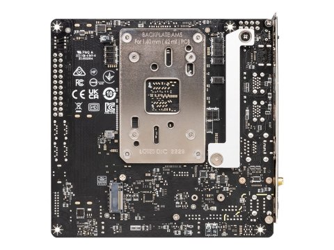 MSI MSI | MPG B650I EDGE WIFI | Rodzina procesorów AMD | Gniazdo procesora AM5 | DDR5 DIMM | Gniazda pamięci 2 | Obsługiwane interfe