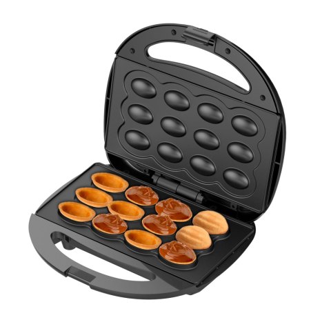 Adler Adler Nut Cookie Maker | AD 3071 | 750 W | Liczba ciastek 12 | Orzechy | Czarny