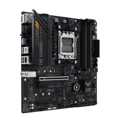 Asus Asus | TUF GAMING A620M-PLUS | Rodzina procesorów AMD | Gniazdo procesora AM5 | DDR5 DIMM | Gniazda pamięci 4 | Obsługiwane inte