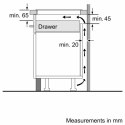 Bosch Bosch | Płyta | PIF612BB1E | Indukcja | Liczba palników/stref gotowania 4 | Dotykowa | Timer | Biały