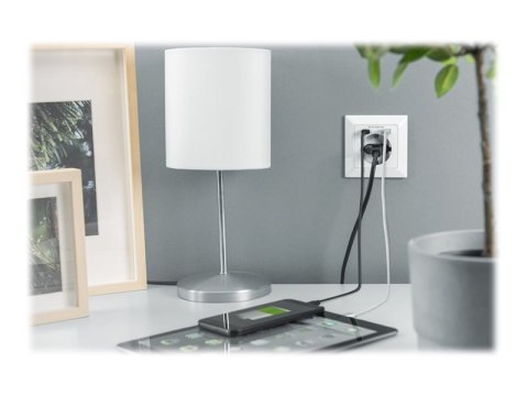 Digitus Digitus | Wtyczka bezpieczeństwa do montażu podtynkowego z 1 x USB Type-C, 1 x USB A