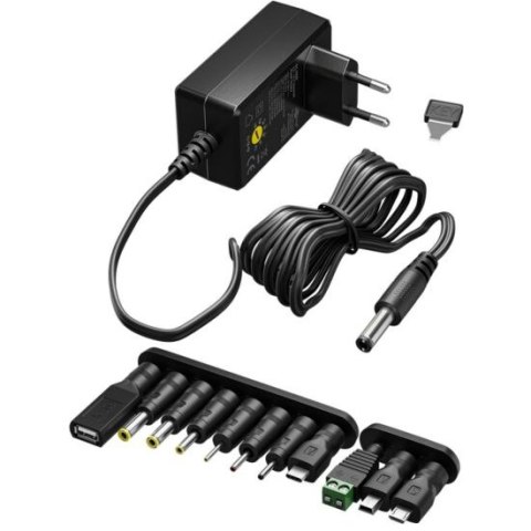 Goobay Goobay 64570 Universal Power Supply 3 V - 12 V, Max. 27 W, 2,25 A, Black
