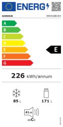 Gorenje Gorenje Refrigerator | NRK418ECW4 | Energy efficiency class E | Free standing | Combi | Height 182.4 cm | No Frost system | Frid