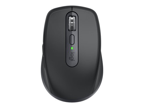 Logitech Mysz Logitech MX Anywhere 3S - bezprzewodowa RF + Bluetooth, laserowa, 8000 DPI, grafitowa | Logitech