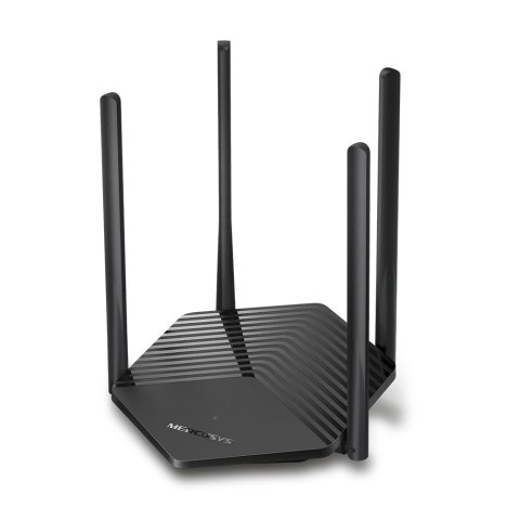 Mercusys Router AX1500 WiFi 6 | MR60X | 802.11ax | 1201+300 Mbit/s | 10/100/1000 Mbit/s | Porty Ethernet LAN (RJ-45) 2 | Obsługa sieci me