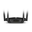 Mercusys Router AX1500 WiFi 6 | MR60X | 802.11ax | 1201+300 Mbit/s | 10/100/1000 Mbit/s | Porty Ethernet LAN (RJ-45) 2 | Obsługa sieci me