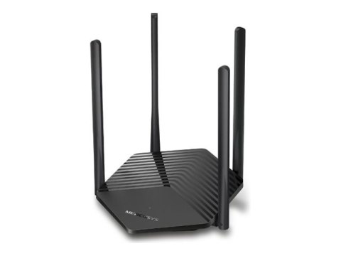 Mercusys Router AX1500 WiFi 6 | MR60X | 802.11ax | 1201+300 Mbit/s | 10/100/1000 Mbit/s | Porty Ethernet LAN (RJ-45) 2 | Obsługa sieci me
