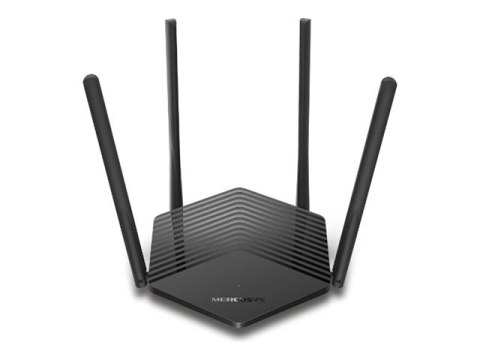 Mercusys Router AX1500 WiFi 6 | MR60X | 802.11ax | 1201+300 Mbit/s | 10/100/1000 Mbit/s | Porty Ethernet LAN (RJ-45) 2 | Obsługa sieci me