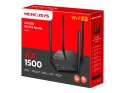 Mercusys Router AX1500 WiFi 6 | MR60X | 802.11ax | 1201+300 Mbit/s | 10/100/1000 Mbit/s | Porty Ethernet LAN (RJ-45) 2 | Obsługa sieci me
