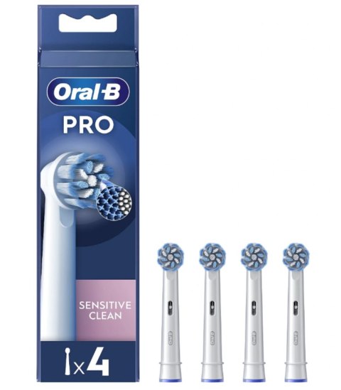 Oral-B Oral-B | Wymienne główki szczoteczki do zębów | EB60X-4 Sensitive Clean Pro | Główki | Dla dorosłych | Liczba główek szczoteczki