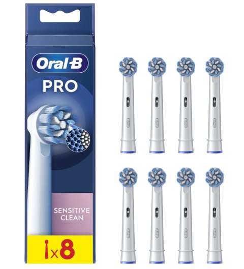 Oral-B Oral-B | Wymienne główki szczoteczki do zębów | EB60X-8 Sensitive Clean Pro | Główki | Dla dorosłych | Liczba główek szczoteczki