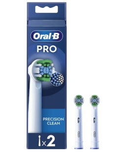 Oral-B Oral-B | Zestaw szczoteczek Precision Clean | EB20RX-2 | Główki | Dla dorosłych | Liczba główek szczoteczki w zestawie 2 | Biały