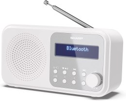 Sharp Przenośne radio cyfrowe Sharp DR-P420(WH) Tokyo, FM/DAB/DAB+, Bluetooth 5.0, zasilanie USB lub bateryjne, śnieżnobiały | Sharp |