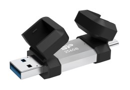 Silicon Power Silicon Power Dual USB Drive | Mobile C51 | 256 GB | USB Type-A i USB Type-C | Srebrny