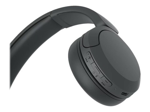 Sony Bezprzewodowe słuchawki Sony WH-CH520, czarne | Sony | Słuchawki bezprzewodowe | WH-CH520 | Bezprzewodowe | Nauszne | Mikrofon |