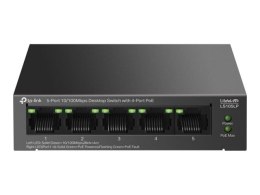 TP-LINK TP-LINK LS105LP 5-Port 10/100 Mbps Desktop Switch with 4-Port PoE