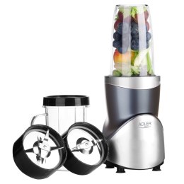 Adler Adler Blender Smoothie Set | AD 4084 | Tabletop | 1200 W | Materiał słoika BPA-Free | Pojemność słoika 0,3+0,5+0,5+0,7 L | Krusz
