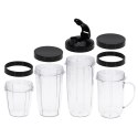 Adler Sp. z o.o. Adler Blender Smoothie Set | AD 4084 | Tabletop | 1200 W | Materiał słoika BPA-Free | Pojemność słoika 0,3+0,5+0,5+0,7 L | Krusz