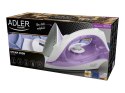 Adler Żelazko | Adler | AD 5019 | Z przewodem | 1600 W | Pojemność zbiornika na wodę 100 ml | Ciągły strumień pary 10 g/min | Fioletow