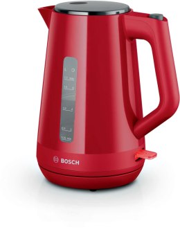 Bosch Czajnik Bosch | TWK1M124 | Elektryczny | 2400 W | 1,7 L | Plastikowy | Podstawa obrotowa 360° | Czerwony