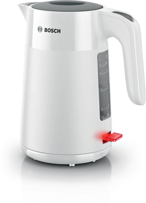 Bosch Czajnik Bosch | TWK2M161 MyMoment | Elektryczny | 2400 W | 1,7 L | Plastikowy | Podstawa obrotowa 360° | Biały