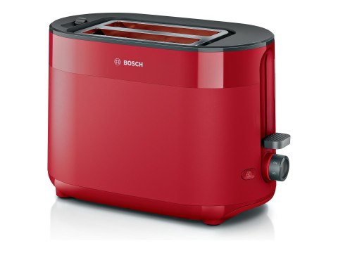 Bosch Toster kompaktowy Bosch | TAT2M124 MyMoment | Moc 950 W | Liczba gniazd 2 | Materiał obudowy Tworzywo sztuczne | Czerwony