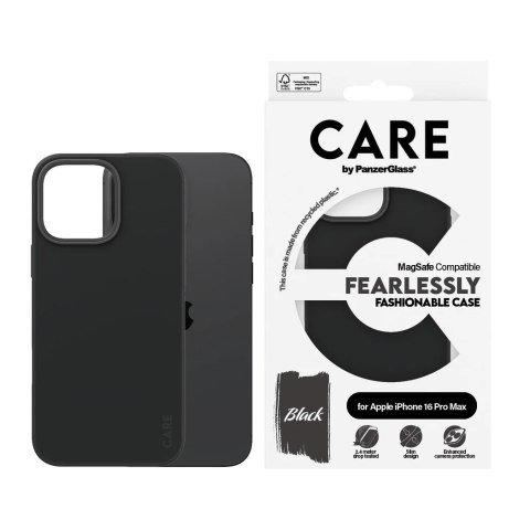 CARE CARE by PanzerGlass Case Fashion Black MagSafe iPhone 16 Pro Max | CARE