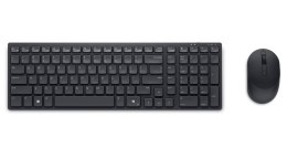 Dell Dell | Cicha klawiatura i mysz | KM555 | Zestaw klawiatury i myszy | Bezprzewodowy | Estoński (QWERTY) | Czarny | 2,4 GHz, Bluet