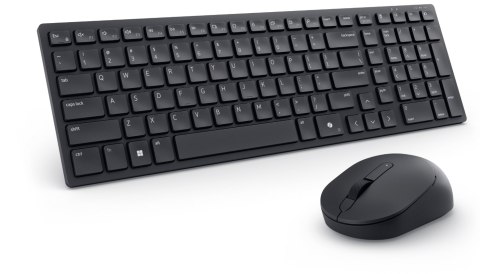 Dell Dell | Cicha klawiatura i mysz | KM555 | Zestaw klawiatury i myszy | Bezprzewodowy | Estoński (QWERTY) | Czarny | 2,4 GHz, Bluet